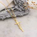 Cross Name Necklace