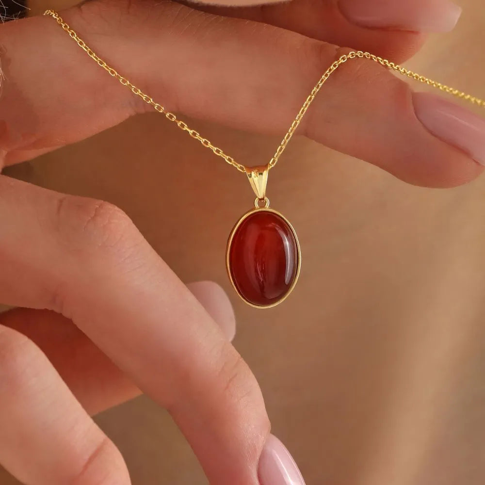 Natural Carnelian Necklace