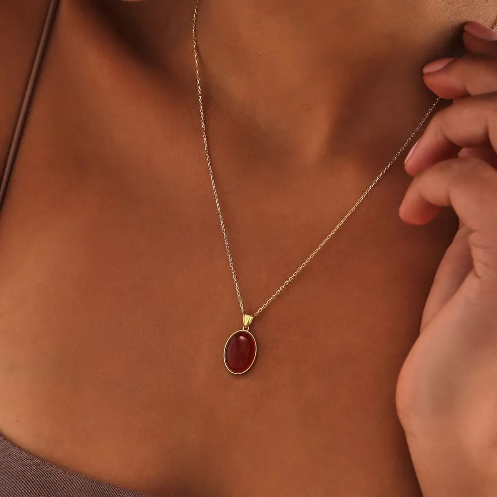 Natural Carnelian Necklace