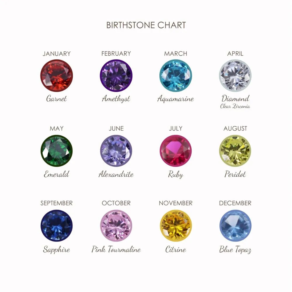 Dainty Cross Birthstone Necklace