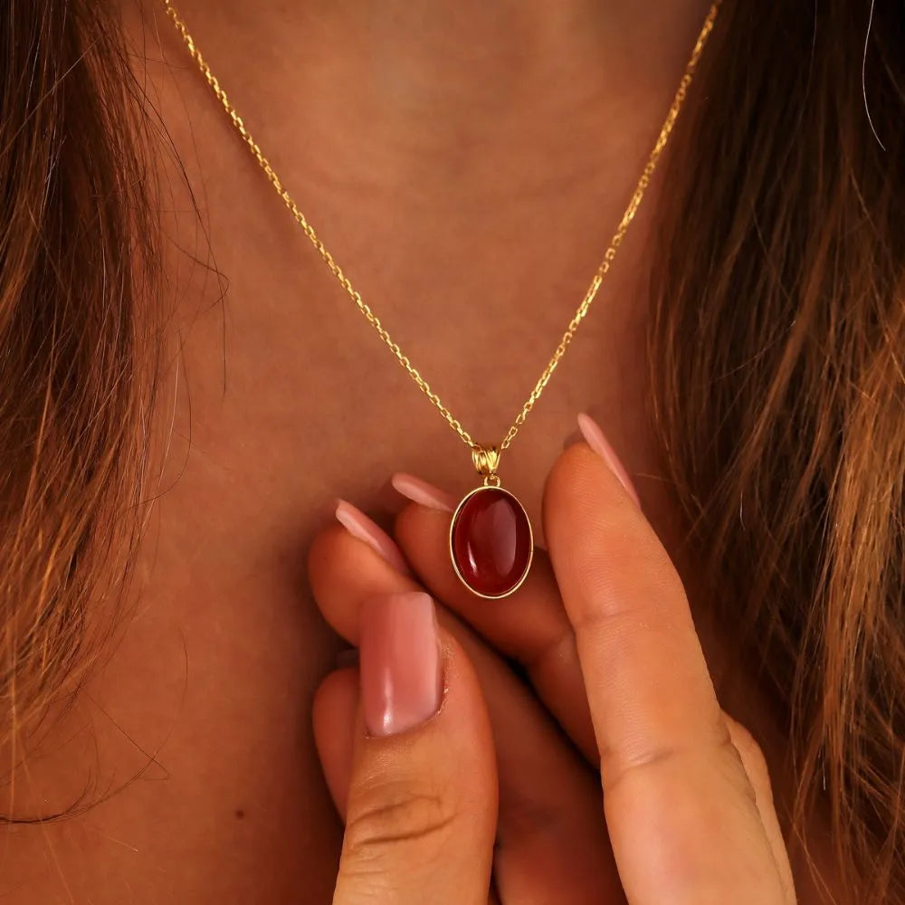 Natural Carnelian Necklace